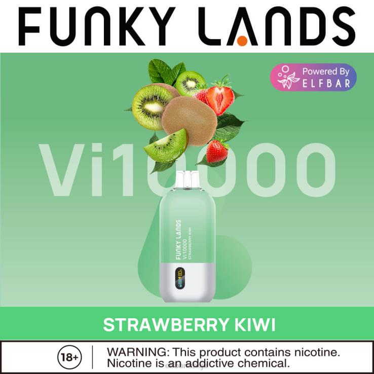 ELFBAR funky lands vienreizējās lietošanas vape vi10000 puffs B2NP160 arbūzs aveņu duets ledus