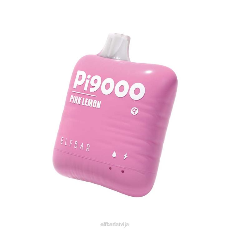 ELFBAR pi9000 vienreizējās lietošanas vape 9000 uzpūtienu B2NP114 rozā citrona