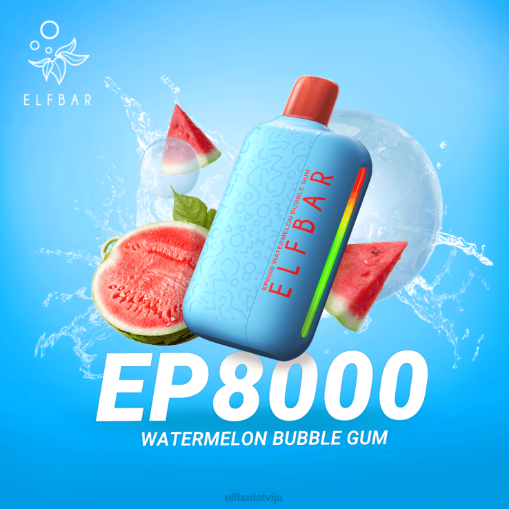 ELFBAR vienreizlietojamie vape jauni ep8000 puffs B2NP67 kazenes dzērvenes